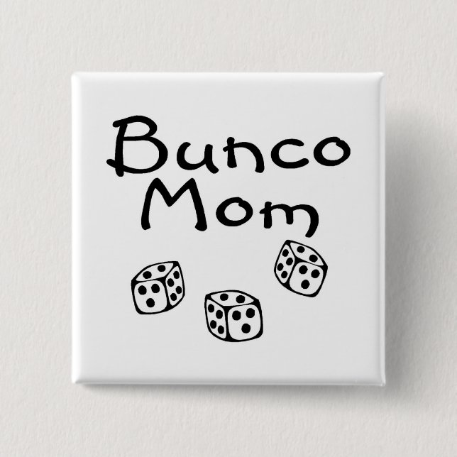 Chapa Cuadrada Mamá de Bunco (Anverso)