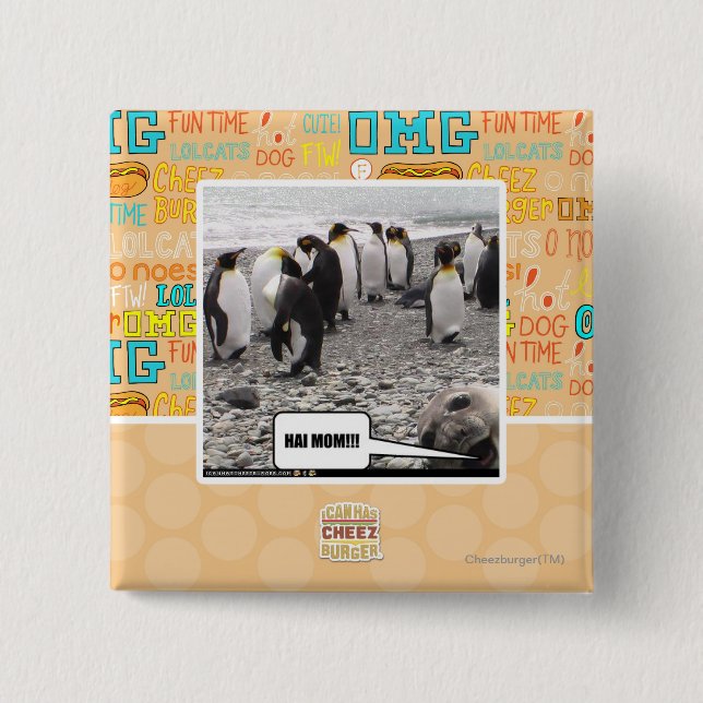 CHAPA CUADRADA ¡MAMÁ DE HAI!!! (Anverso)