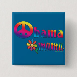 Chapa Cuadrada Mamá de Obama