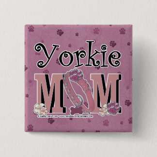 Chapa Cuadrada MAMÁ de Yorkie