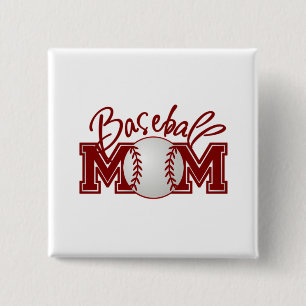 Chapa Cuadrada MAMÁ del béisbol
