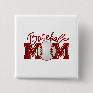 Chapa Cuadrada MAMÁ del béisbol