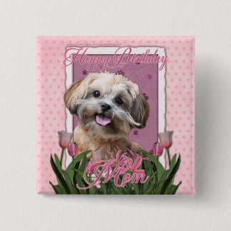 Chapa Cuadrada Mamá del feliz cumpleaños - ShihPoo - Maggie
