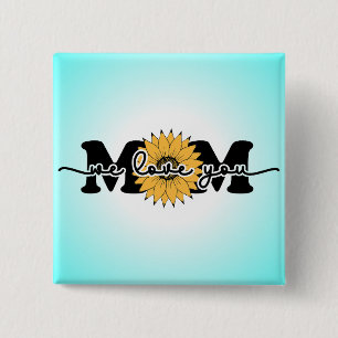 Chapa Cuadrada Mamá te amo - Día de la Madre