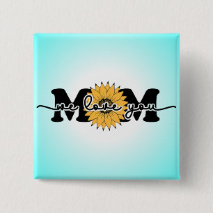 Chapa Cuadrada Mamá te amo el Día de la Madre-43250