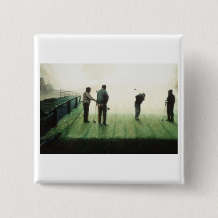 Chapa Cuadrada 'Mañana de otoño' número 4 por Ron McGill