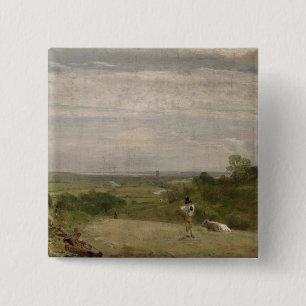 Chapa Cuadrada Mañana del verano de John Constable el  : Dedham
