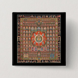 Chapa Cuadrada Mandala de Taizokai
