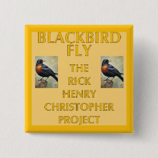 Chapa Cuadrada Manga de imágenes de vuelo de Blackbird