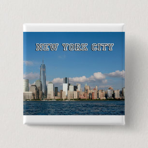 Chapa Cuadrada Manhattan Skyline New York City USA