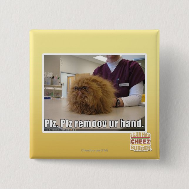 Chapa Cuadrada Mano del ur del remoov del PLZ (Anverso)