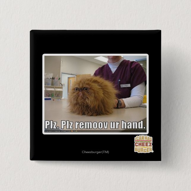 Chapa Cuadrada Mano del ur del remoov del PLZ (Anverso)