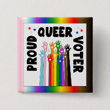 Manos de arco iris de Orgullo Gay Voter