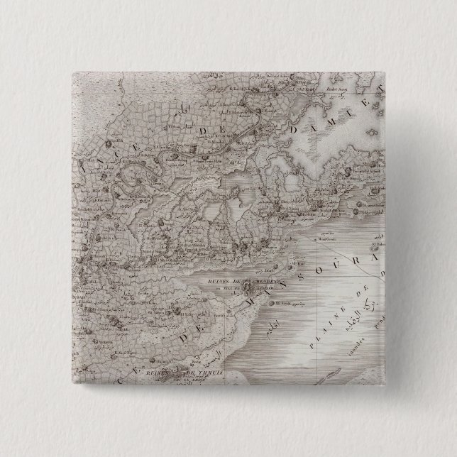 Chapa Cuadrada Mansourah, San, Egipto (Anverso)