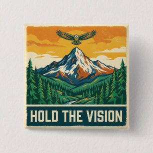 Chapa Cuadrada Mantén la visión