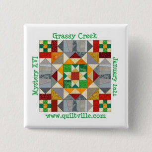 Chapa Cuadrada Manzana de Creek Grassy