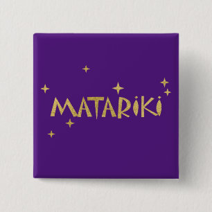 Chapa Cuadrada Maoríes neozelandeses - Estrellas Matariki 2