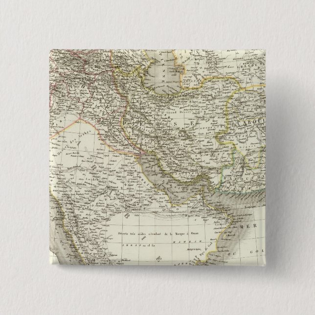 Chapa Cuadrada Mapa 2 del Atlas del Oriente Medio (Anverso)