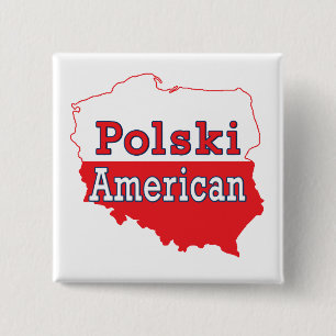 Chapa Cuadrada Mapa americano de Polski