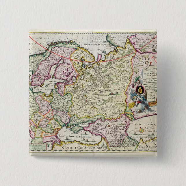Chapa Cuadrada Mapa Asia Menor (Anverso)