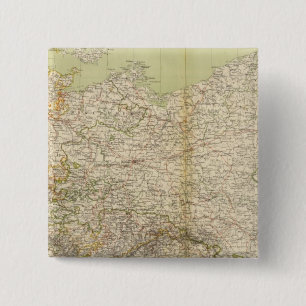 Chapa Cuadrada Mapa Atlas de Alemania del Norte