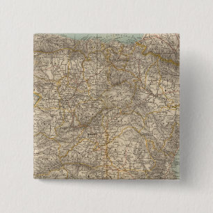 Chapa Cuadrada Mapa Atlas de España y Portugal