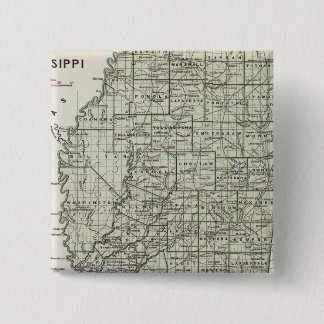 Chapa Cuadrada Mapa Atlas de Misisipi