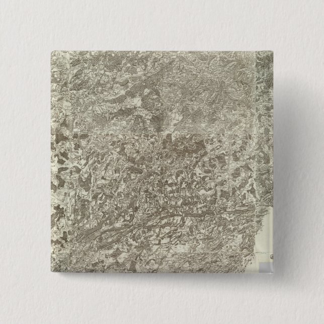 Chapa Cuadrada Mapa compuesto de Francia 5 (Anverso)