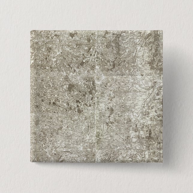 Chapa Cuadrada Mapa compuesto de Francia 9 (Anverso)