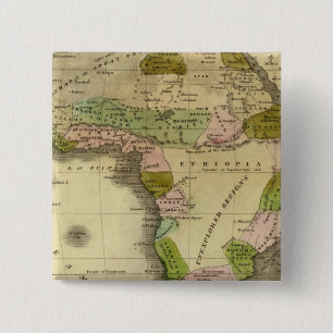 Chapa Cuadrada Mapa de África Olney