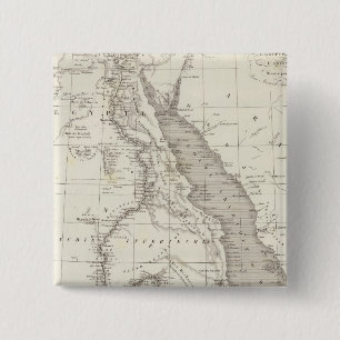 Chapa Cuadrada Mapa de África Oriental