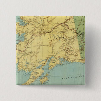 Chapa Cuadrada Mapa de Alaska de Rand McNally