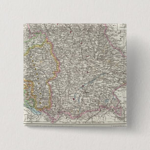 Chapa Cuadrada Mapa de Alemania