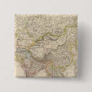 Chapa Cuadrada Mapa de Asia 2