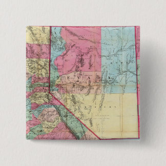 Chapa Cuadrada Mapa de Bancroft de California, Nevada