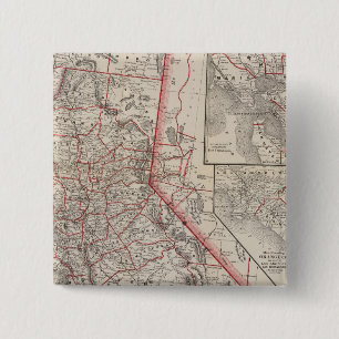 Chapa Cuadrada Mapa de California