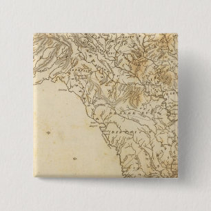 Chapa Cuadrada Mapa de Carolina del Sur por Arrowsmith