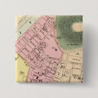 Chapa Cuadrada Mapa de Charleston, Virginia Occidental