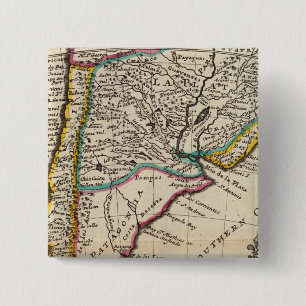 Chapa Cuadrada Mapa de Chile, Patagonia, La Plata