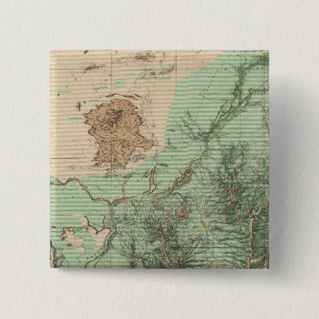 Chapa Cuadrada Mapa de clasificación de tierras 32C (Anverso)