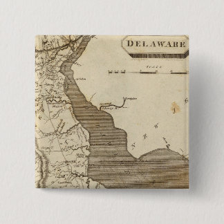 Chapa Cuadrada Mapa de Delaware de Arrowsmith