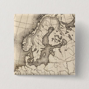 Chapa Cuadrada Mapa de Europa