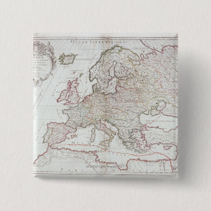 Chapa Cuadrada Mapa de Europa 7