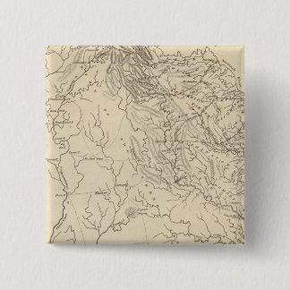 Chapa Cuadrada Mapa de Georgia por Arrowsmith