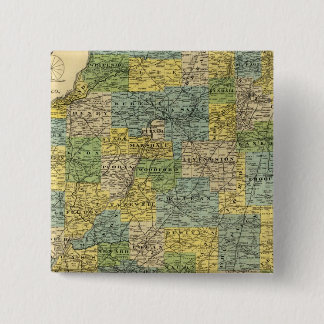 Chapa Cuadrada Mapa de Illinois 2