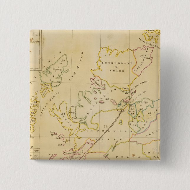 Chapa Cuadrada Mapa de índices (Anverso)