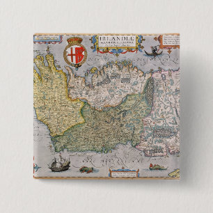 Chapa Cuadrada Mapa de Irlanda
