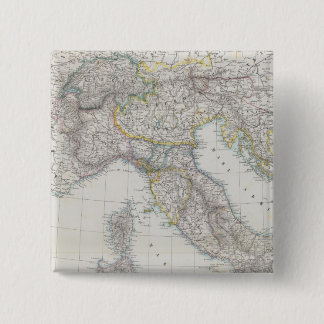 Chapa Cuadrada Mapa de Italia