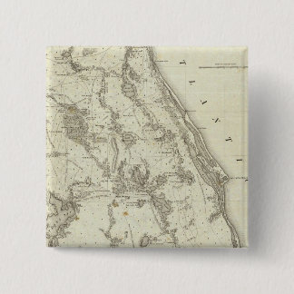 Chapa Cuadrada Mapa De La Sede De La Guerra En Florida