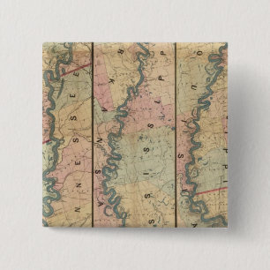 Chapa Cuadrada Mapa de Lloyd del río Misisipi Inferior